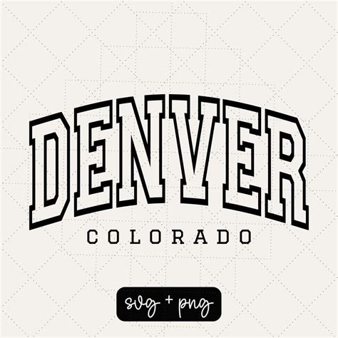 Denver Colorado Svg Colorado Svg Rocky Mountain Svg Colorado Png