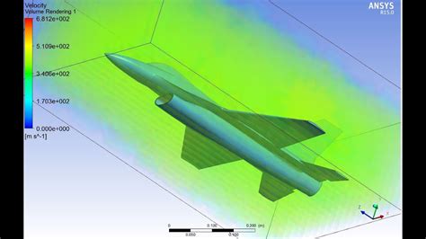 Ansys Workbench F 16 Aircraft Fluent FluidFlow Analysis YouTube