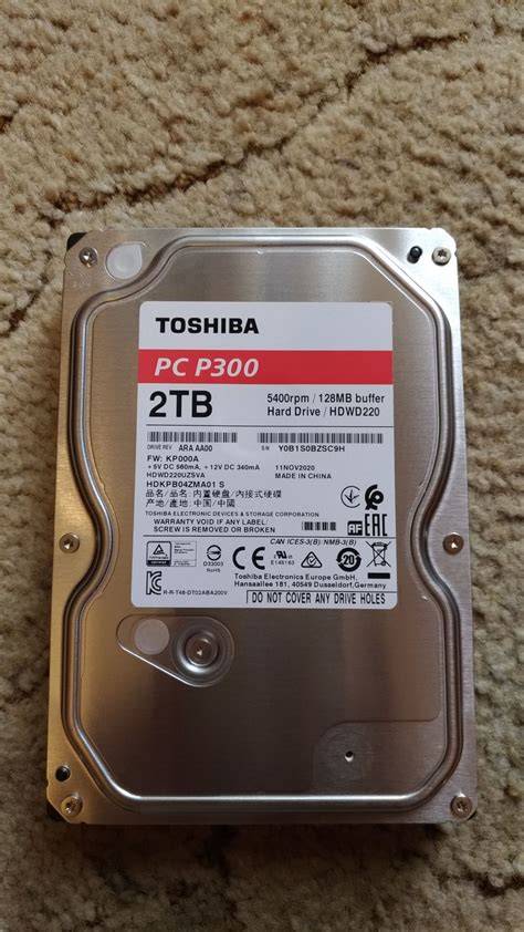 Toshiba P Tb Sata Iii Mb Rpm Hdwd Uzsva