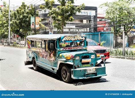 Ww Ii Era Jeepney Passenger Vehicles In Manila Editorial Stock Photo