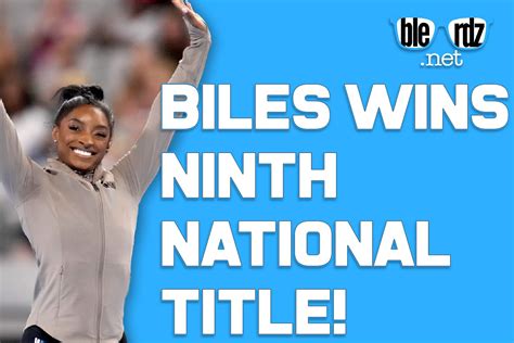 Simone Biles Secures Historic Ninth U S Championship Title —