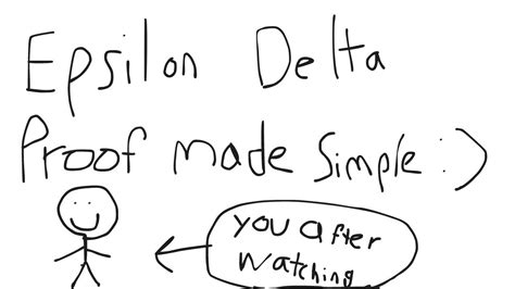 Epsilon Delta Proof Made Easy Tothepoint Calculus Youtube