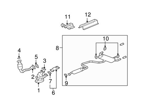 EXHAUST COMPONENTS for 2009 Chevrolet Malibu