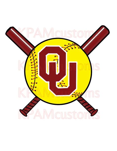 Oklahoma University Png Ou College Softball Etsy