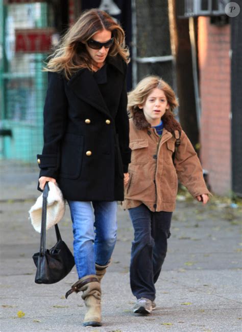 Photo Sarah Jessica Parker Et Son Fils James New York Le