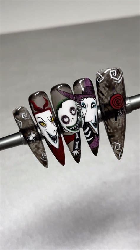 Best Nightmare Before Christmas Fingernails You Ll Love Horror