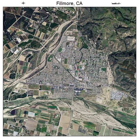 Aerial Photography Map of Fillmore, CA California