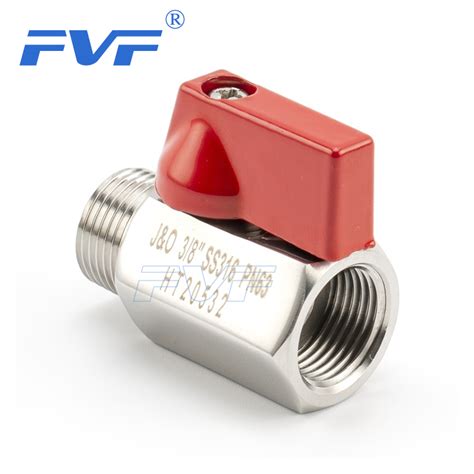 Ss316 Pn63 Npt Bspt Thread Male Female Mini Ball Valve Fvf Industry