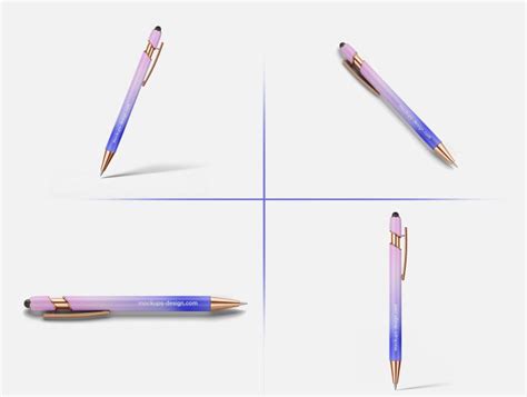 Free Ballpoint Pen With Stylus Mockup Psd Set Psfiles