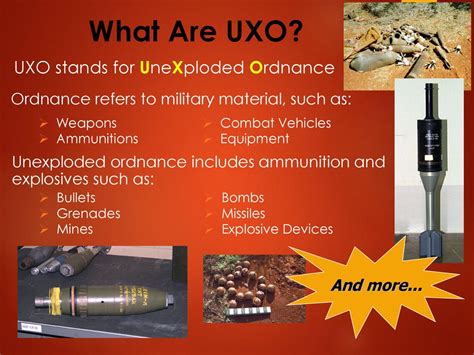 Us Army Garrison Fort Hunter Liggett Uxo Safety Briefing Ppt Download