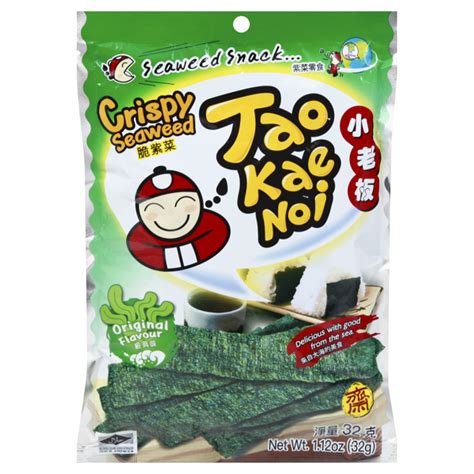 Save On Tao Kae Noi Crispy Seaweed Snack Original Flavor Order Online