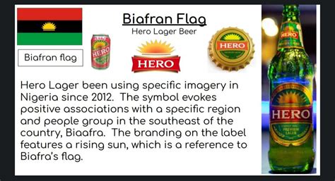 Biafran flag and beer icon design : r/vexillology