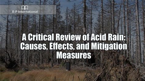 A Critical Review Of Acid Rain Causes Effects And Mitigation Measures Youtube