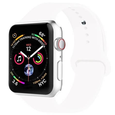 Apple Watch 4 (44mm) Sport armbånd - Hvit - Elkjøp | Elkjøp