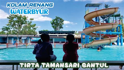 Serunya Berenang Di Waterbyur Tirta Tamansari Bantul Kolam Renang