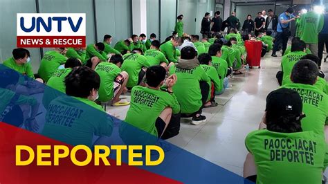 Chinese Nationals Mula Sa Mga Iligal Na Pogo Naipa Deport Na