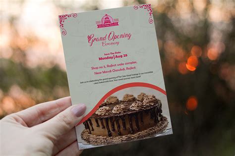 The Cake Shop Invitation Card On Behance