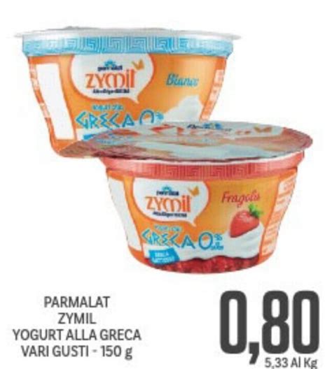 Parmalat Zymil Yogurt Alla Greca Vari Gusti 150 G Offerta Di