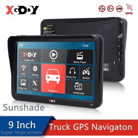 Xgody 9 Inch Bluetooth Car Gps Navigation Touch Capacitive Screen