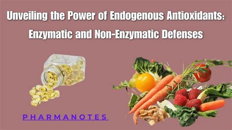 Endogenous Antioxidants Enzymatic and Non-Enzymatic Defenses - Pharmanotes