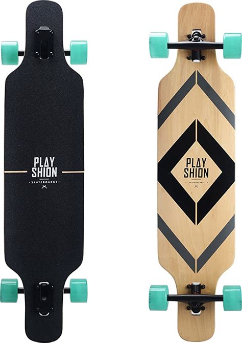 Amazon Playshion Inch Drop Through Freestyle Longboard