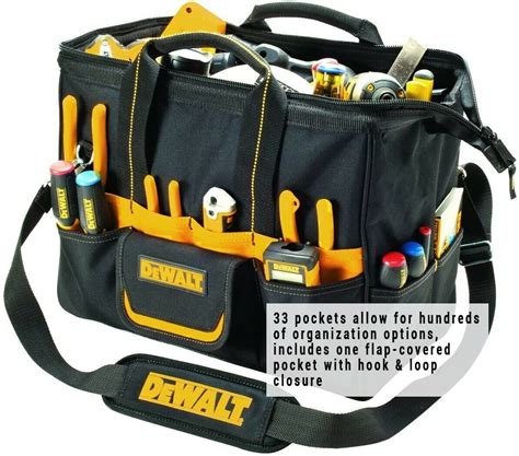 Dewalt Dg In Pocket Tradesman S Tool Bag Black