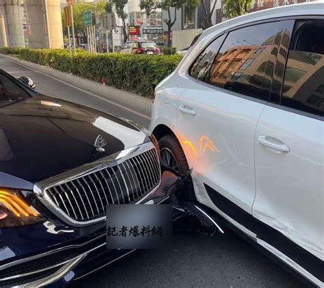 天價車禍！千萬賓士王「邁巴赫」撞上保時捷 修車費驚人 社會萬象 生活 Nownews今日新聞