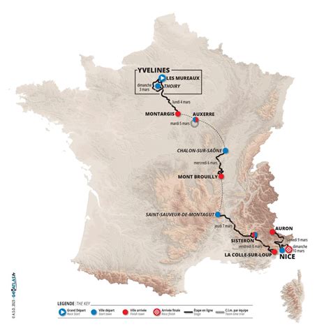 Paris Nice 2024 Le parcours de la 82e édition dévoilé TotalVelo