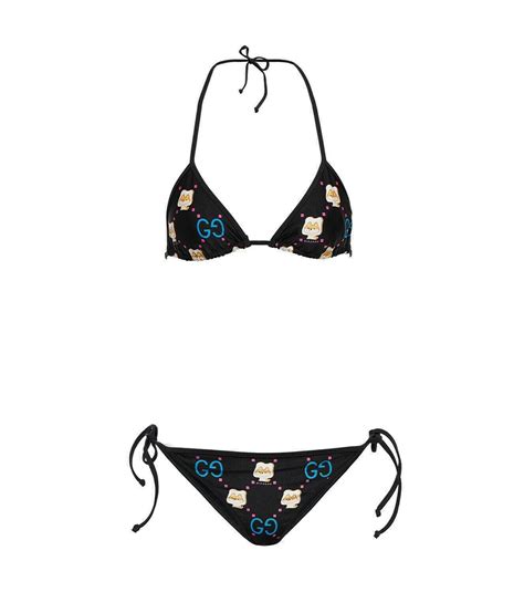 Gucci Logo Halterneck Bikini Gucci