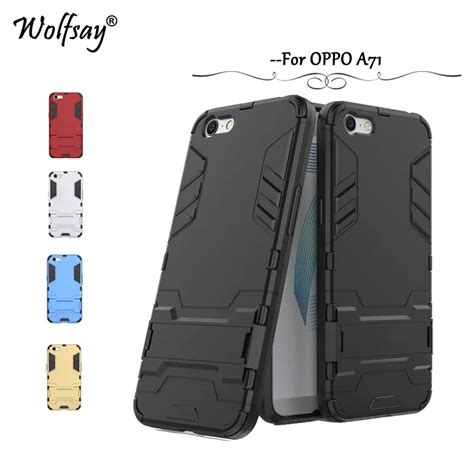 Wolfsay Case OPPO A71 Cover OPPO A 71 Cases Slim Robot Armor Shockproof