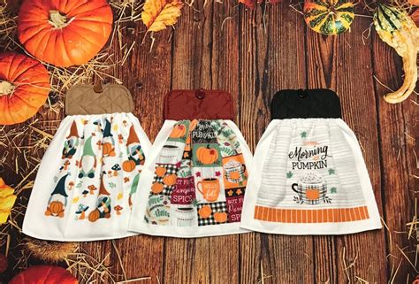 Gnome Kitchen Towels Farmhouse Kitchen Towels Country Kitchen Towels