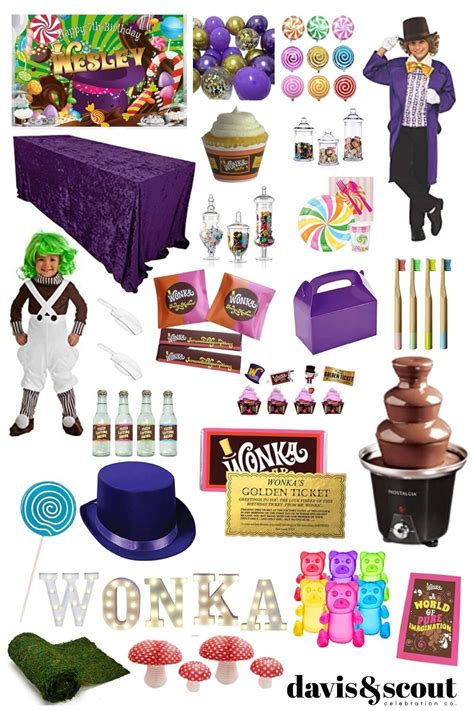 Willy Wonka Themed Party Supplies