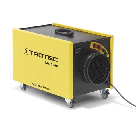 Système de traitement d air TAC 1500 TROTEC GmbH pour chantier