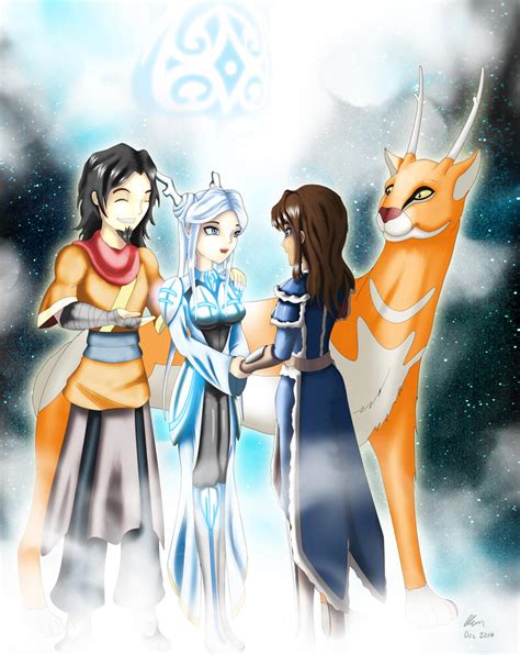 Korra Meets Raava By Ky Outlawswordsman On Deviantart