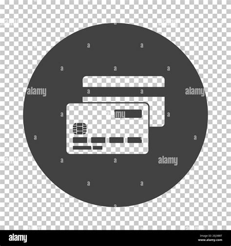 Anverso Y Reverso Del Icono De La Tarjeta De Crédito Restar El Diseño De Galería De Símbolos En