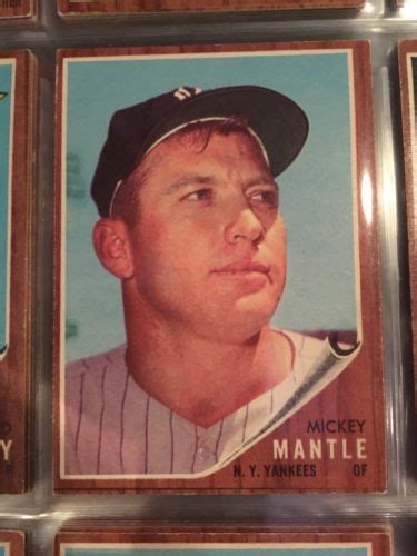 1962 Topps Baseball Mid Grade Complete Set With Variations Antique