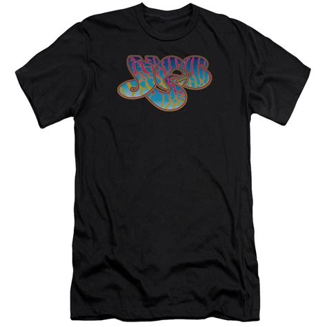 Yes Shirt Slim Fit Logo Black T Shirt Yes Logo Shirts