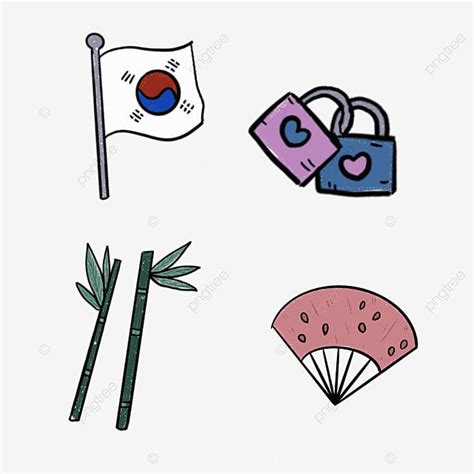 Korea Culture PNG Picture, Traditional Culture Icon Of Korea Design ...