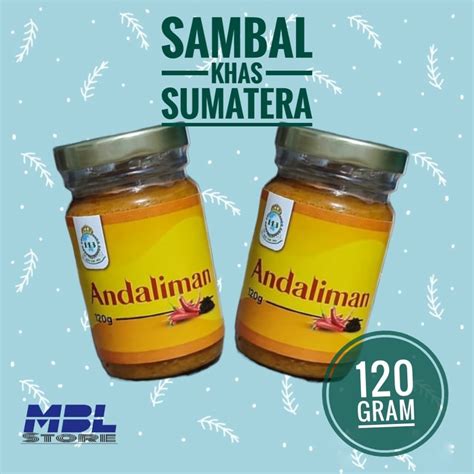 Jual Sambal Andaliman Gram Khas Sumatera Shopee Indonesia