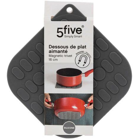 5five Dessous De Plat En Silicone Gris