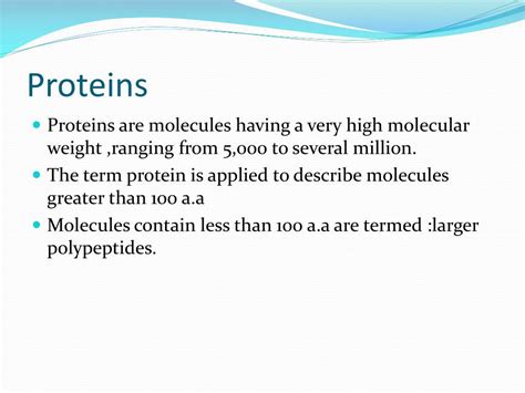 Ppt Proteins Polymers Of Amino Acids Powerpoint Presentation Free