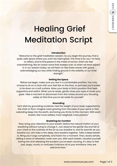 Free Download Meditation For Grief Grief Meditation Script Pdf Audio