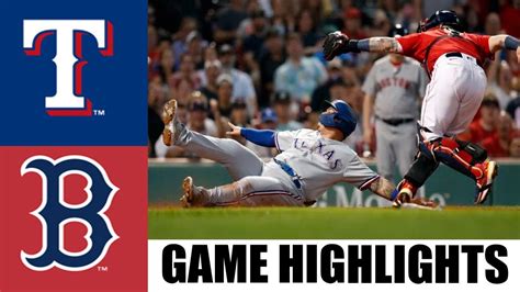 Texas Rangers Vs Boston Red Sox Game Hightlight Mlb Spring Training