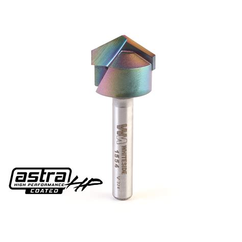 Astrahp Coated Whiteside 1554 V Groove 120 Deg Router Bit