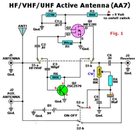 Tv Antenna Amplifier Circuit Diagram