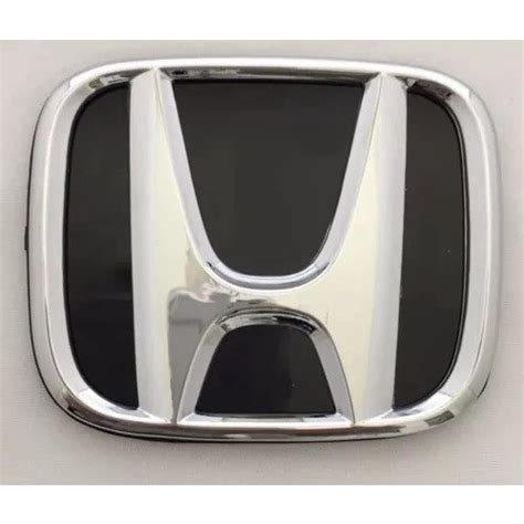 Emblema Logo Mala Honda Universal Cromado C Fundo Pto Submarino