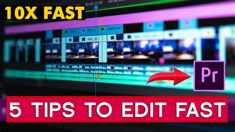 How To Edit 10x Faster In Adobe Premiere Pro Cc 5 Simple Ways I Youtube