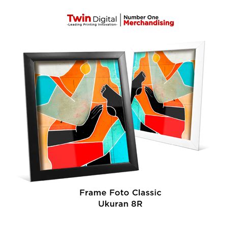 Jual Twindigital Frame Foto Classic 8R Kaca Pajangan Ruang Tamu Photo