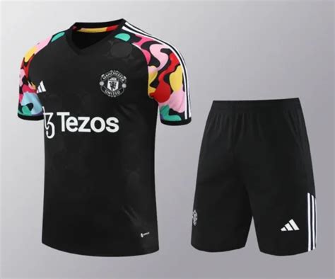 Manchester United Black Training Suit Soccer Jersey Yupoo