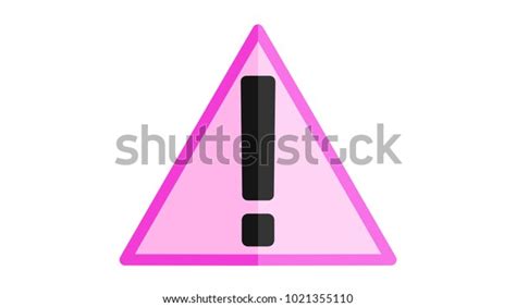 Hazard Warning Sign Exclamation Mark Symbol 스톡 일러스트 1021355110 Shutterstock